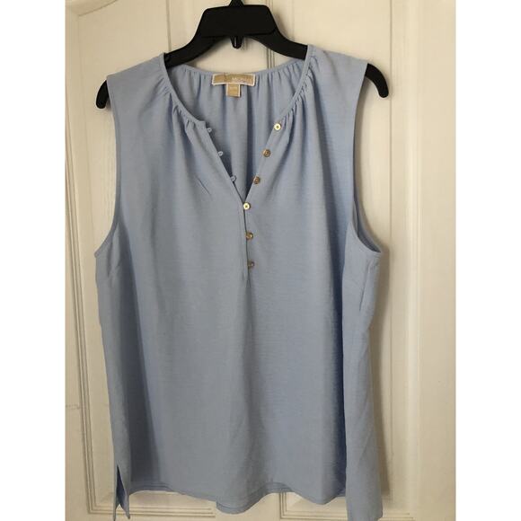 Michael Kors Tops - Michael Kors sky, blue sleeveless blouse, extra large￼
